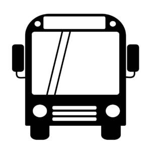 School bus icon vector and graphics, images, EPS