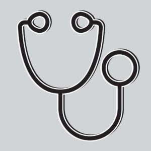 Stethoscope icon vector – Medical Graphics Design EPS