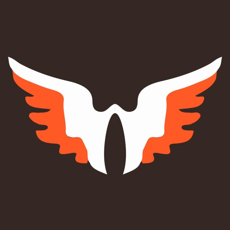 Bird wings logo icon vector (EPS, JPG, SVG)