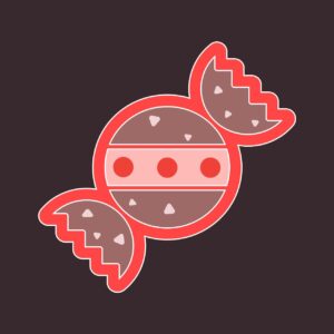 Candy vector icon – Graphical EPS, JPG, SVG