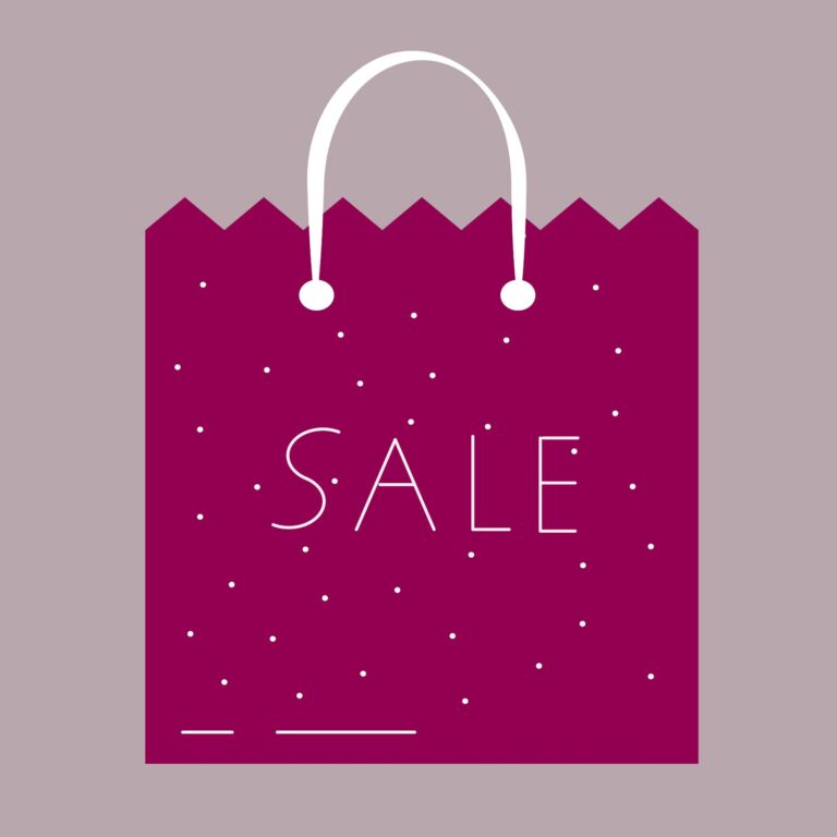 Shopping bag vector illustration : EPS, JPG, SVG