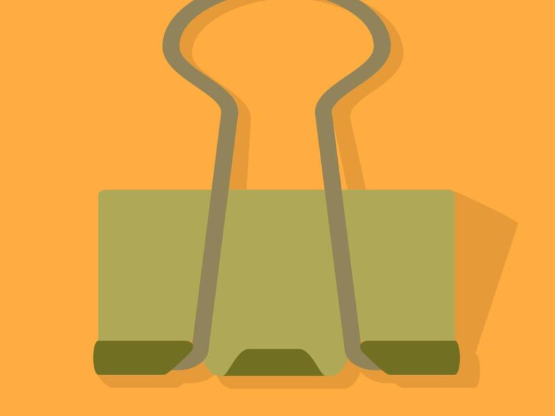 Binder clip icon vector – office illustration images