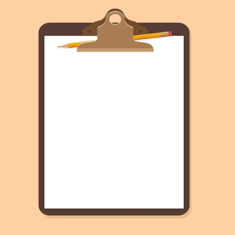 Clipboard vector illustration – School, Office | EPS | Images