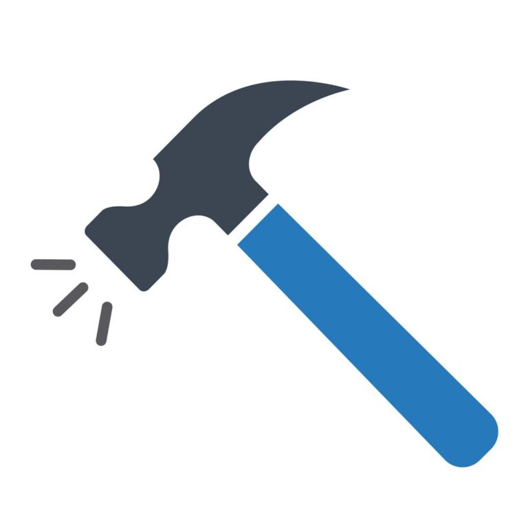 Hammer icon vector | EPS – Equipment & Tools Design