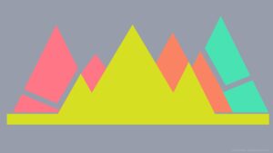 Mountains illustration art vector | EPS, JPG, SVG