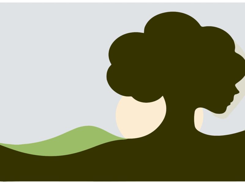 Natural landscape illustration vector EPS graphics