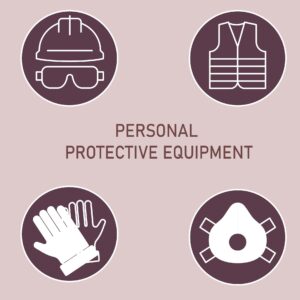 PPE personal protective equipment vector | Safety tools