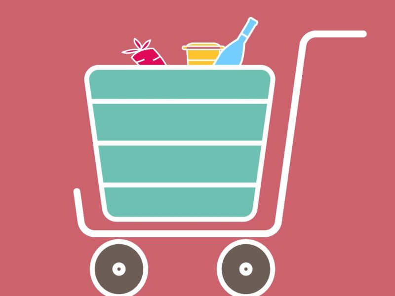 Shopping trolly icon vector – Graphics & Images