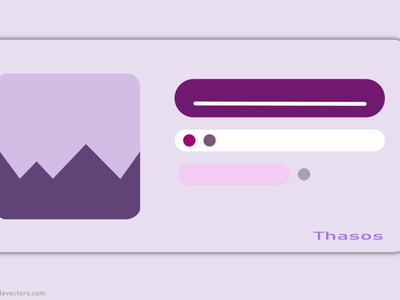 Digital interface product illustration vector